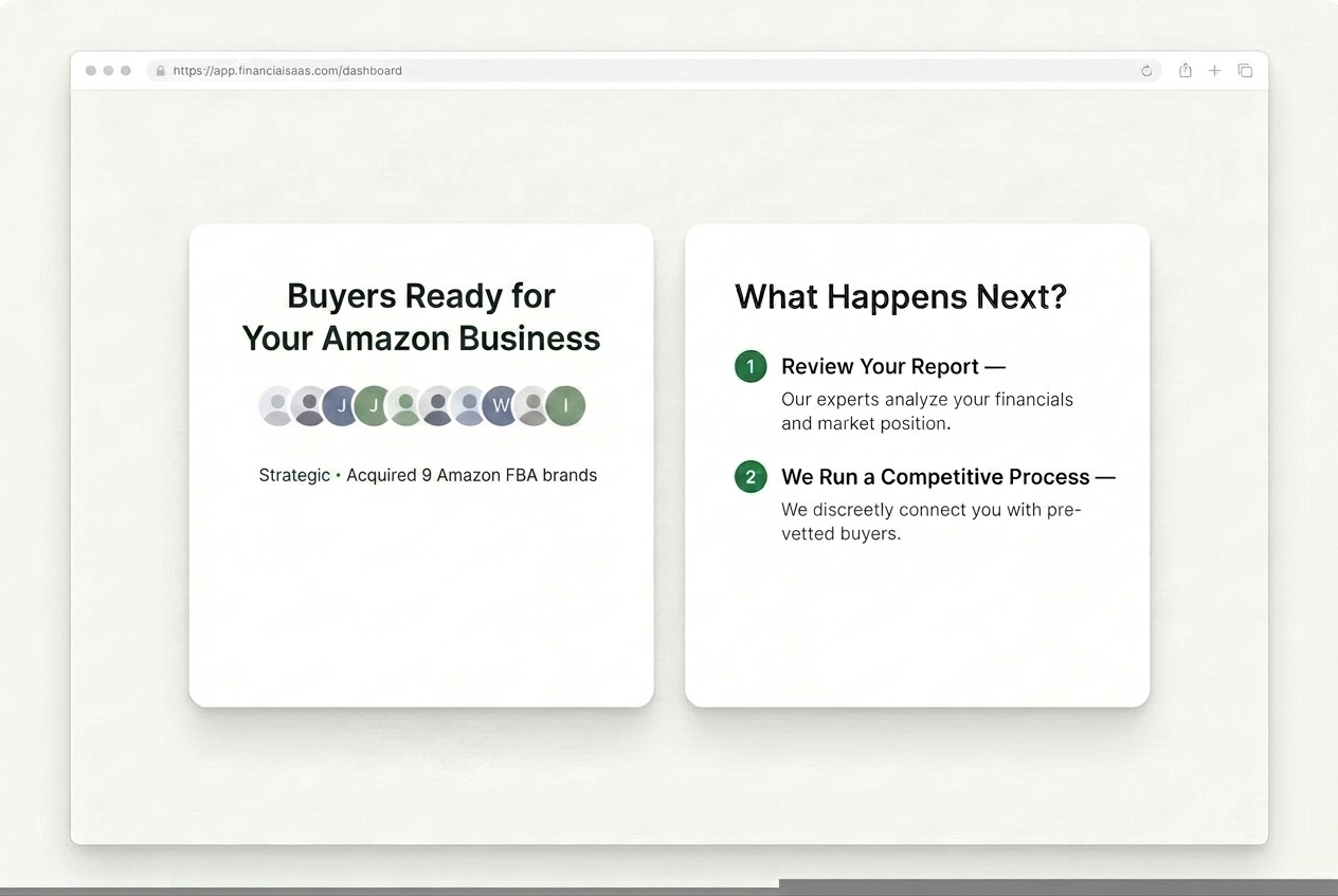 Verified self-funded buyers in Ecomswap's network and what happens after your valuation