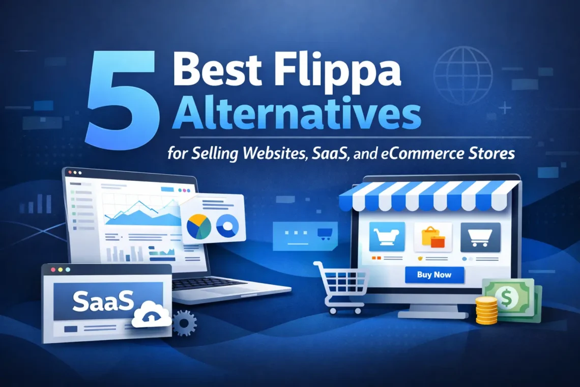 5 Best Flippa Alternatives for Selling Websites, SaaS, and eCommerce Stores - Ecomswap