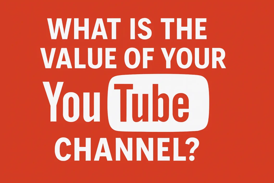 What is the value of Your Youtube Channel? Ecomswap