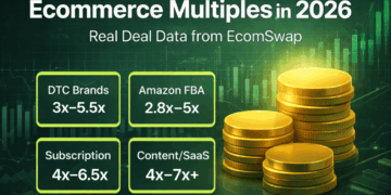 Ecommerce Multiples in 2026 (Real Deal Data from EcomSwap)