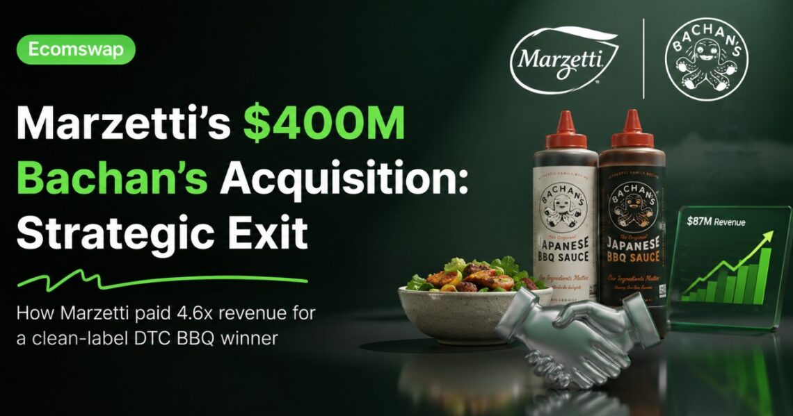 Inside Marzetti’s $400M Bachan’s Acquisition: A Strategic Exit Breakdown