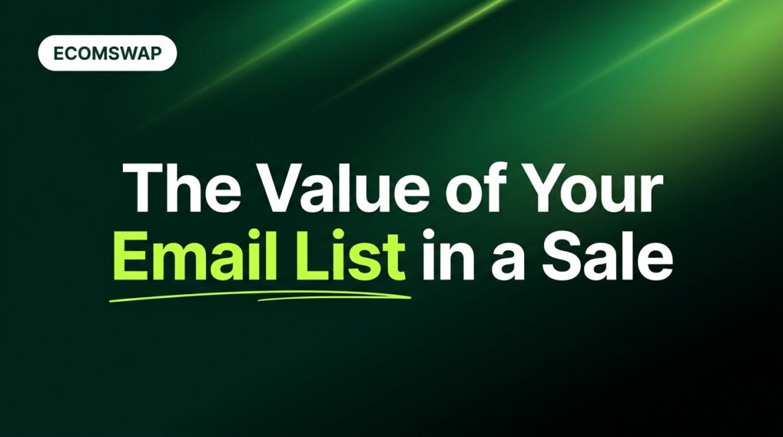 The Value of Your Email List and Owned Audience in a Sale