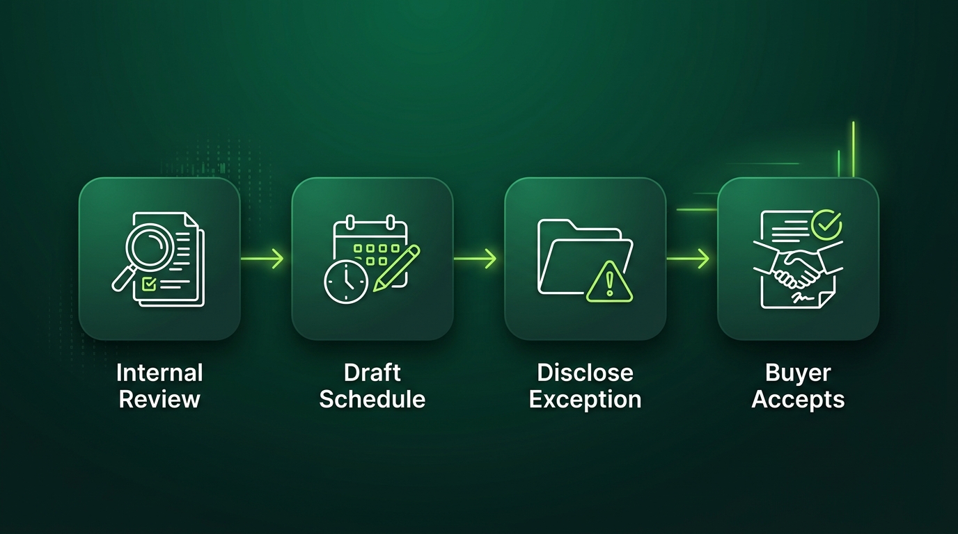 Disclosure Schedules: Your Single Best Protection
