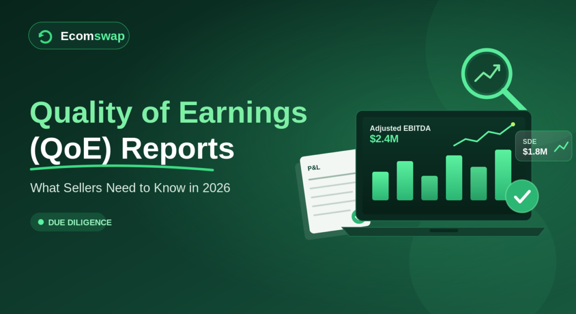 Quality of Earnings (QoE) Reports in Ecommerce M&A hero