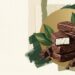 Chocolate-covered Greek yogurt bars, editorial illustration